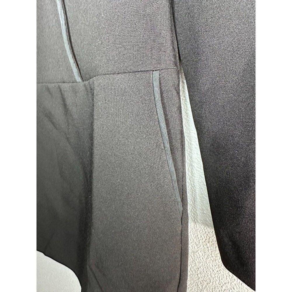 THE KOOPLES Short Black Crossover Long Sleeve Dress S Preppy Cocktail Career - Picture 8 of 10